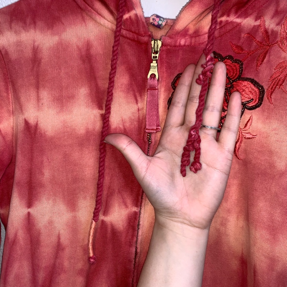 SOLD Free People | Tie Dye Embroidered Sweater - Picture 8 of 8